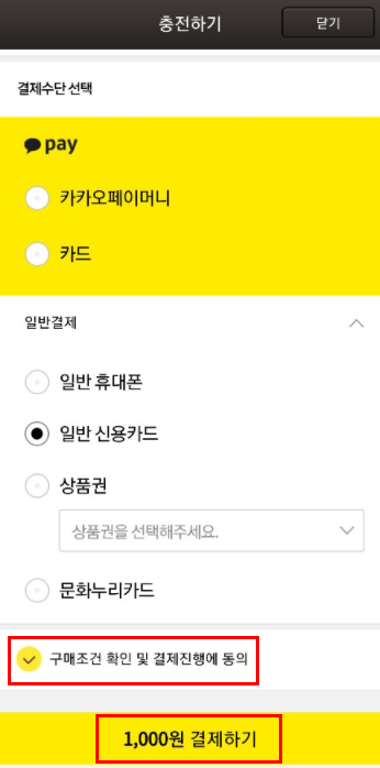 카카오페이지 캐시충전 카카오페이지 캐시충전