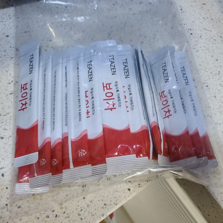 gnm과 티젠보이차 추출 분말 비교 10