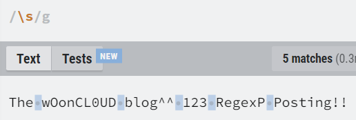 Regular Expression Character classes 4