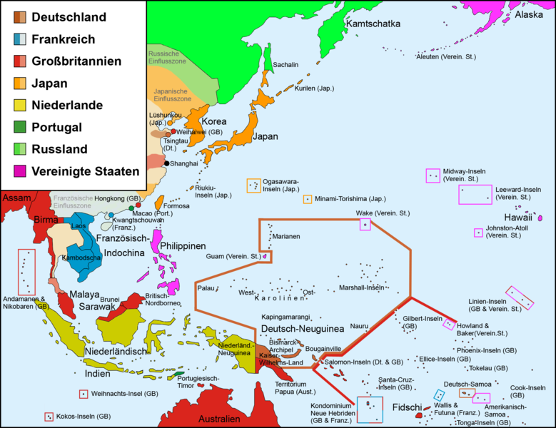 제1차 세계대전 태평양