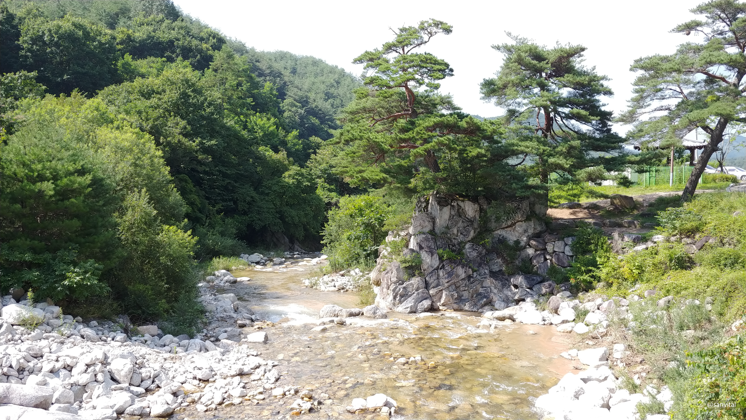 무흘구곡 칠송쉼터