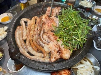 한우곱창 구이 전골
