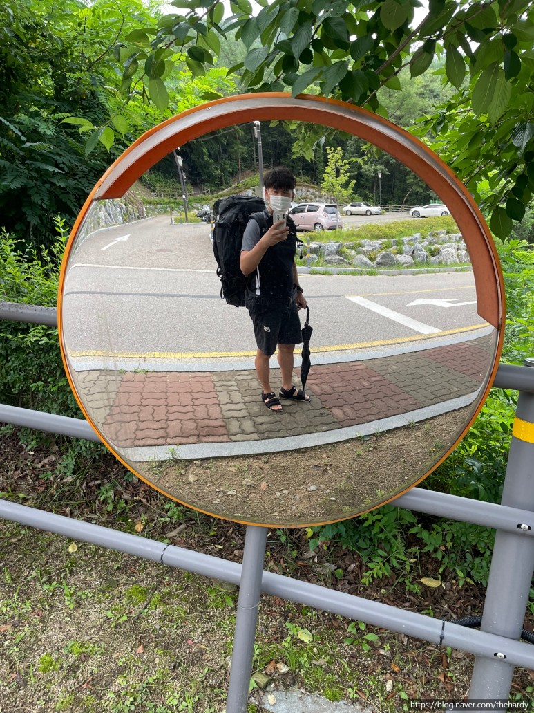고정식 텐트 이용하고옴
