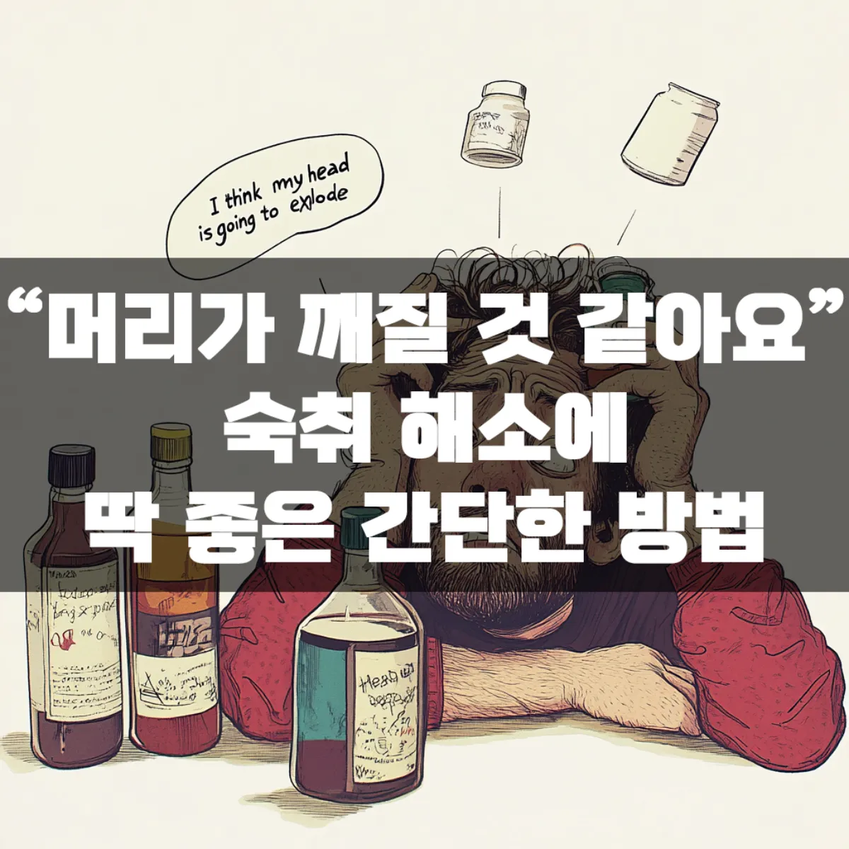 “머리가 깨질 것 같아요” 숙취 해소에 딱 좋은 간단한 방법