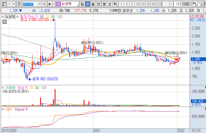 뉴보텍-주가-흐름-차트