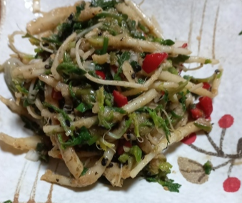 찬 된장 양념 사진