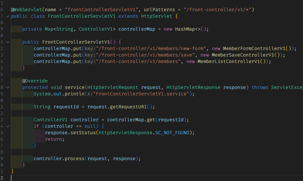 [JAVA]HttpServlet 프론트 컨트롤러 도입해보기