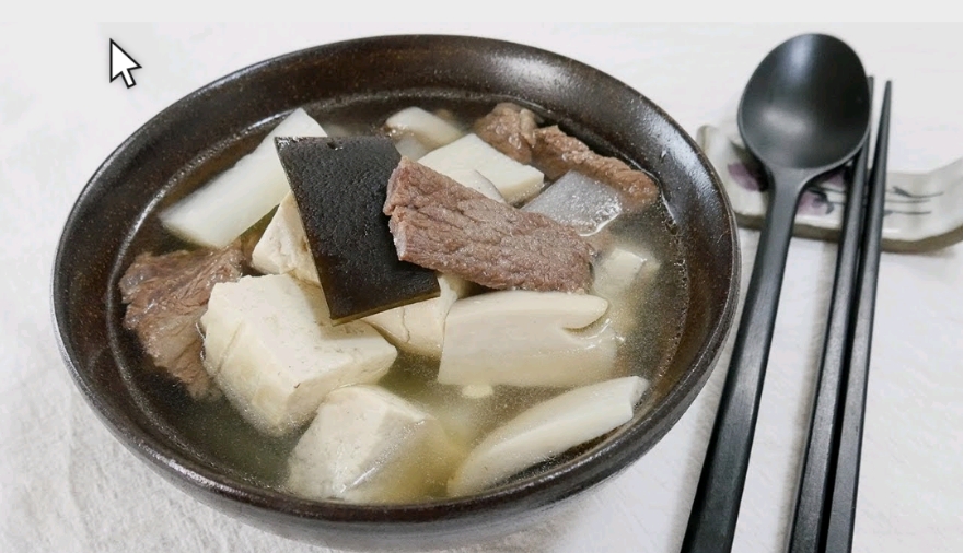  차례상 탕국 및 어탕, 소탕, 중탕 끓이는 방법