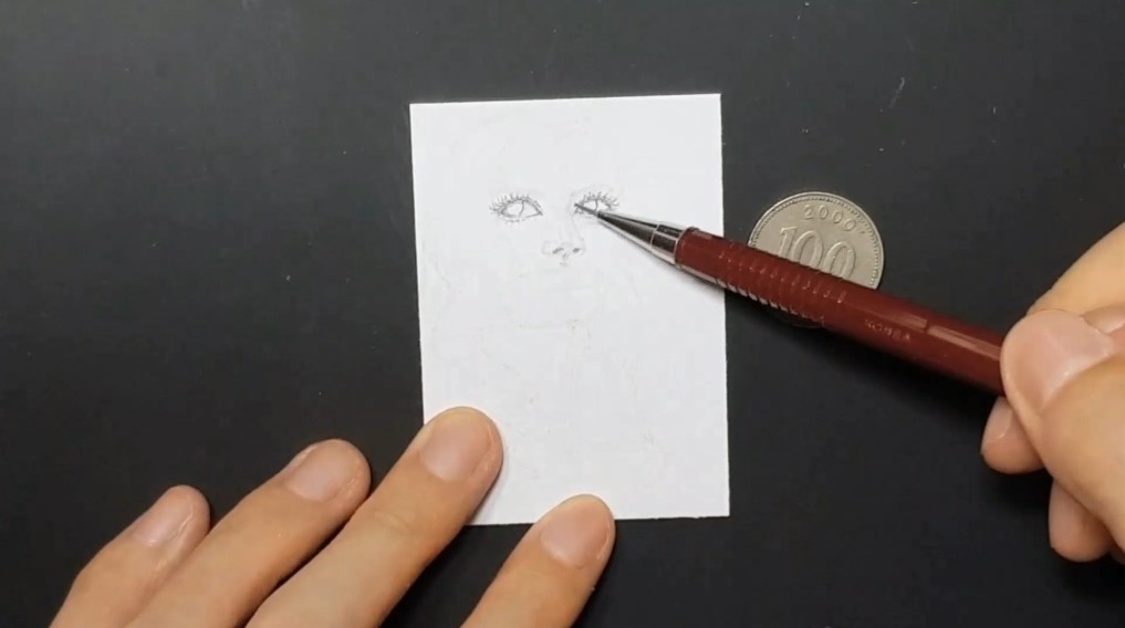 눈을 그려줍니다