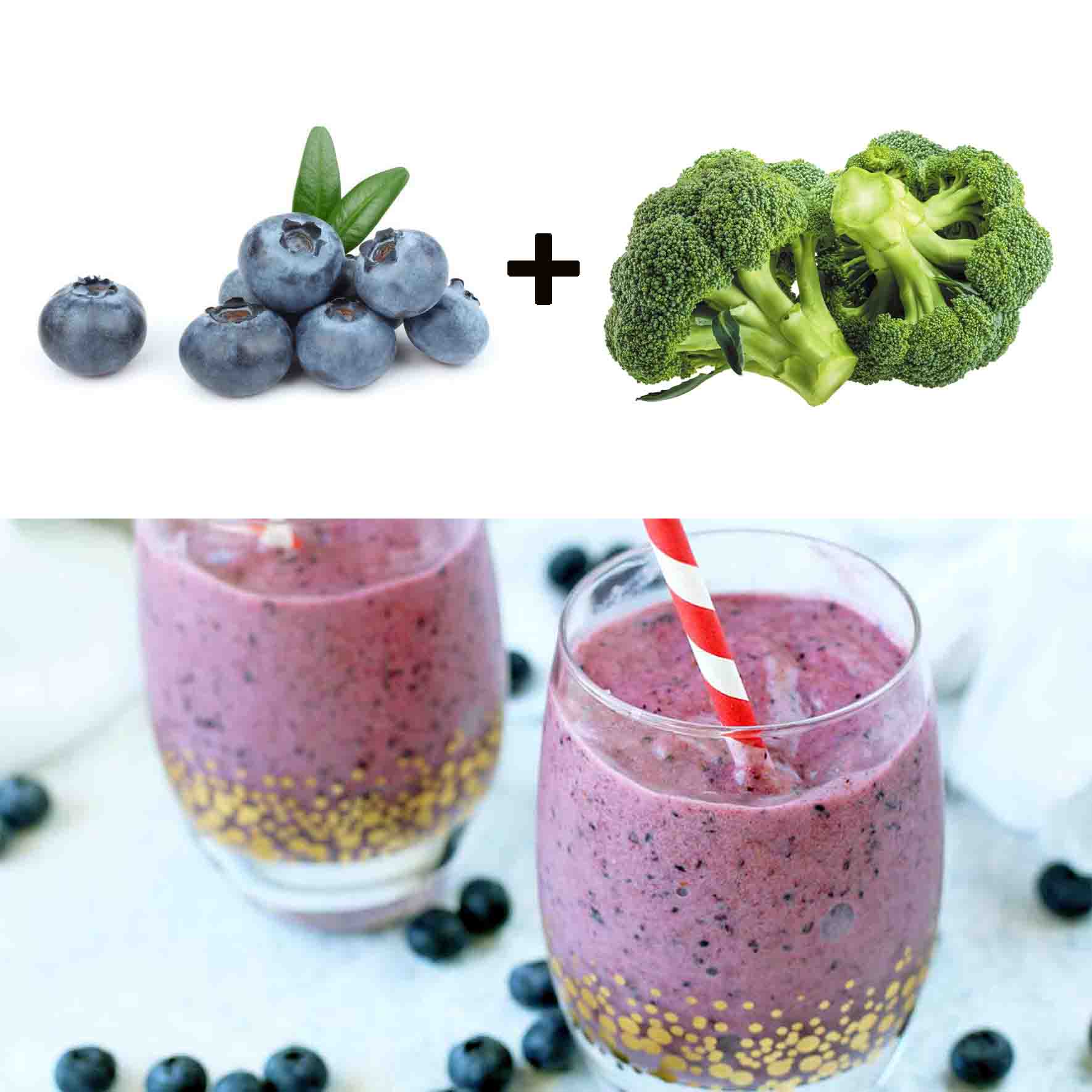 Broccoli Blueberry Juice