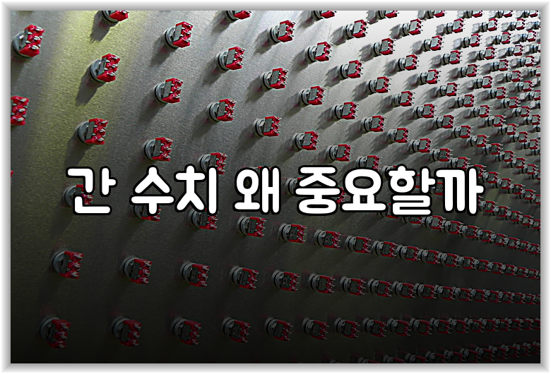 간 수치 왜 중요할까