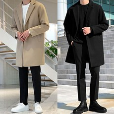 Covlanink 가을 겨울 하프 울 코트 4컬러
