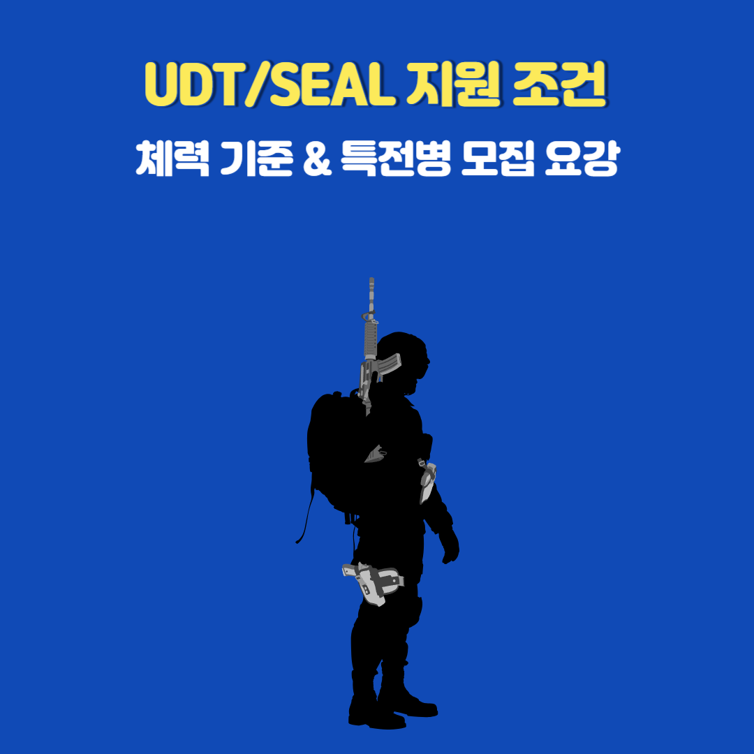 UDT/SEAL 지원 조건 / 체력 기준 &amp; 특전병 모집 요강 총정리!