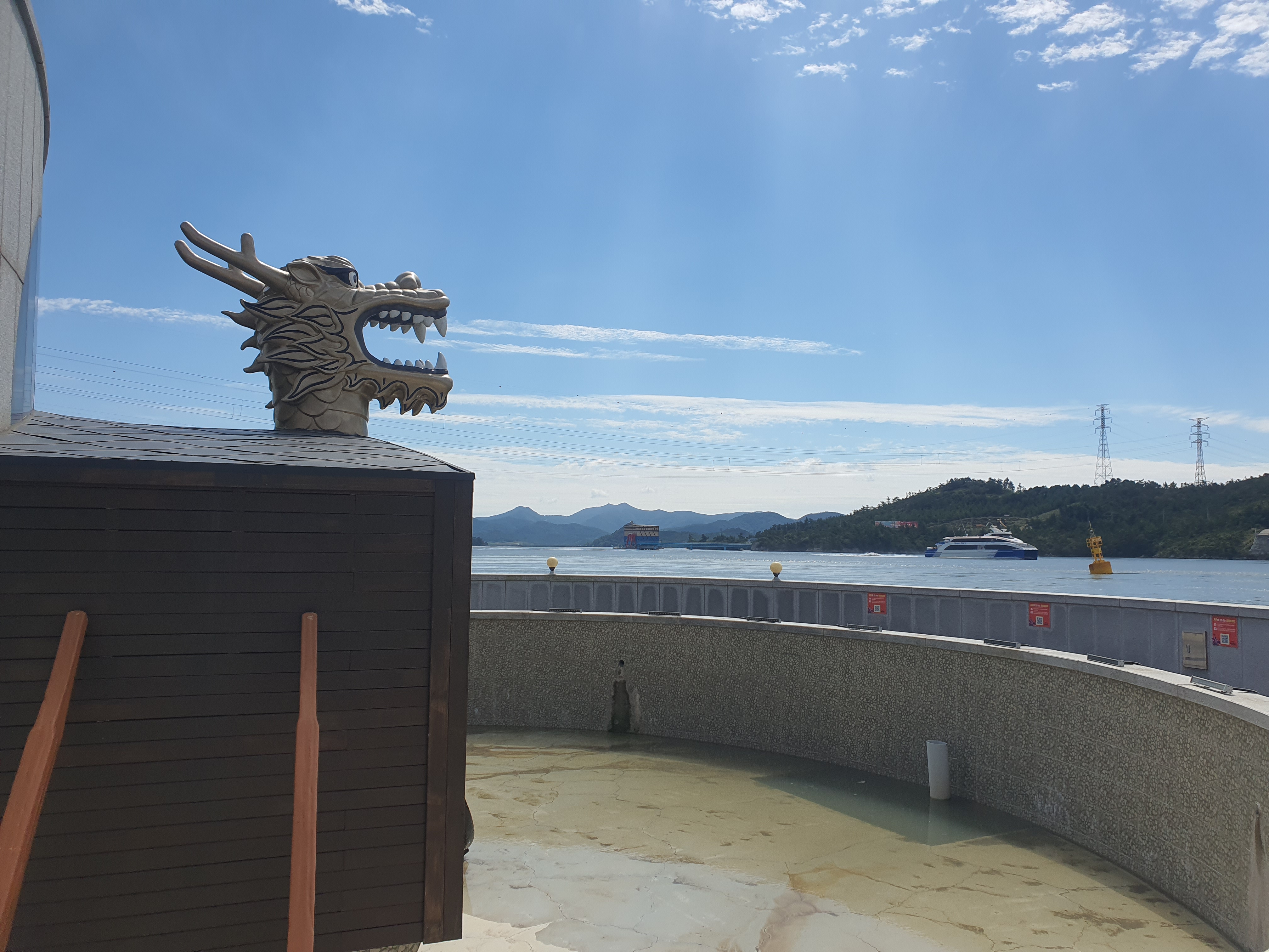 해남 우수영국민관광지 : 울둘목 스카이워크 판옥선 명량 촬영지