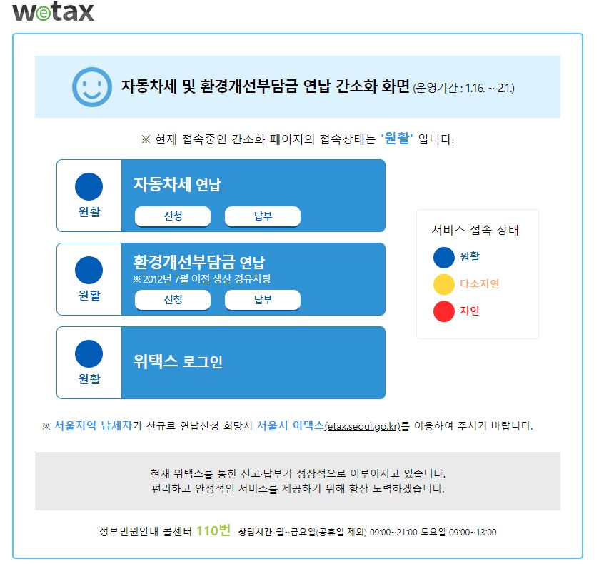  자동차 연납신청 기간,방법, 월별 연납세율 정리