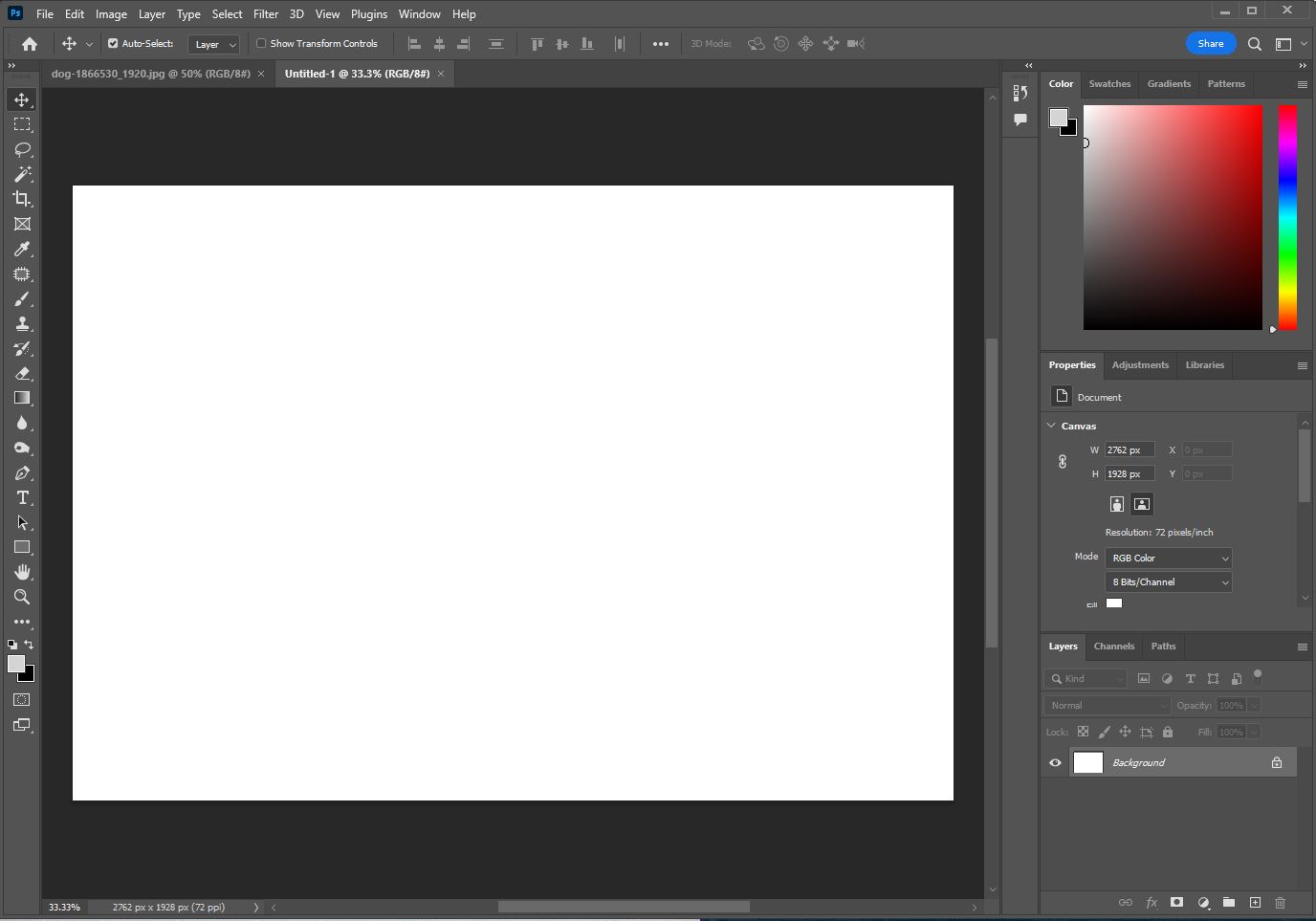 포토샵 새 레이어 사진