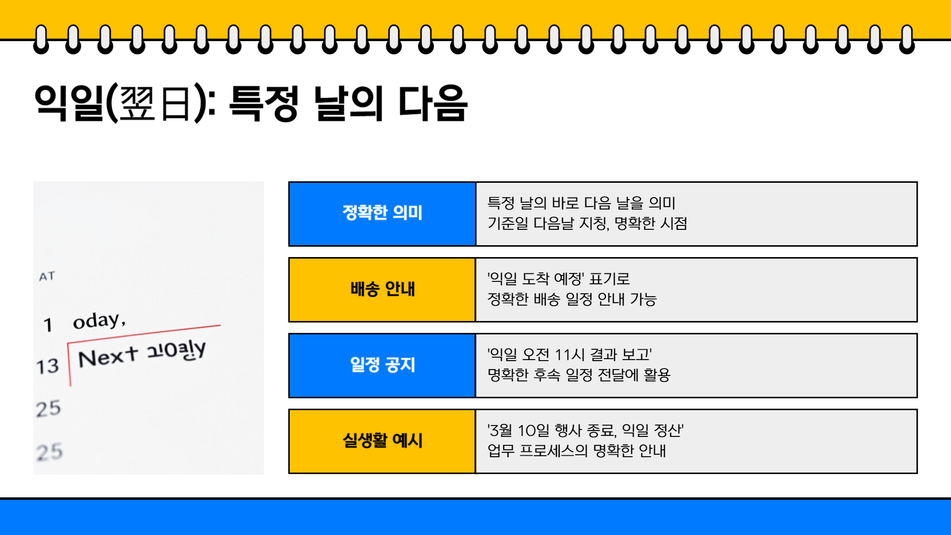 익일 뜻