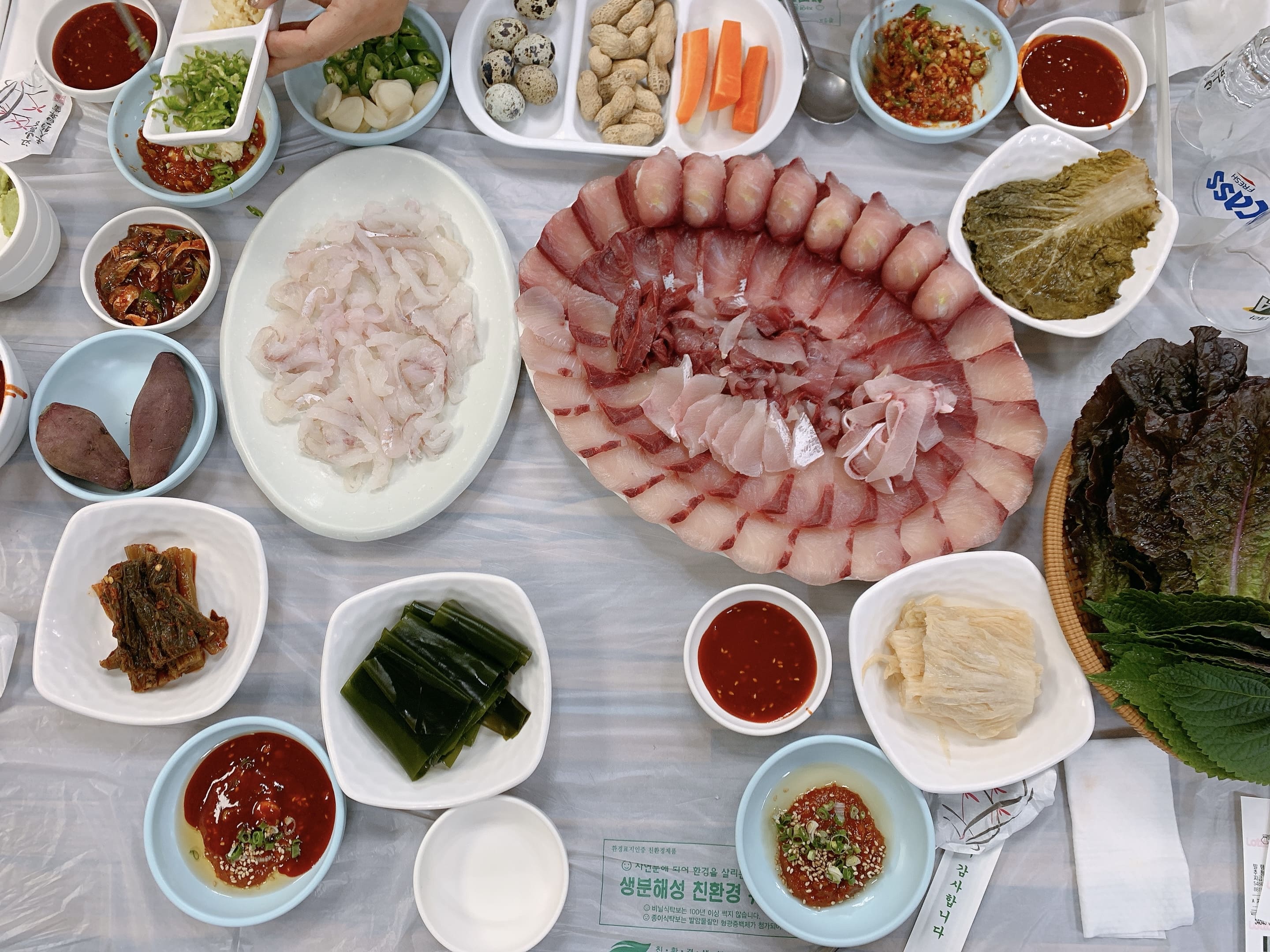 혜림장초장횟집 한 상차림2