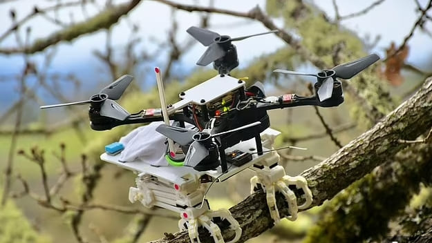  혹시 SNAG를 아시나요?  VIDEO:SNAG: This drone has legs: Watch a flying robot perch on branches, catch a tennis ball in mid-air