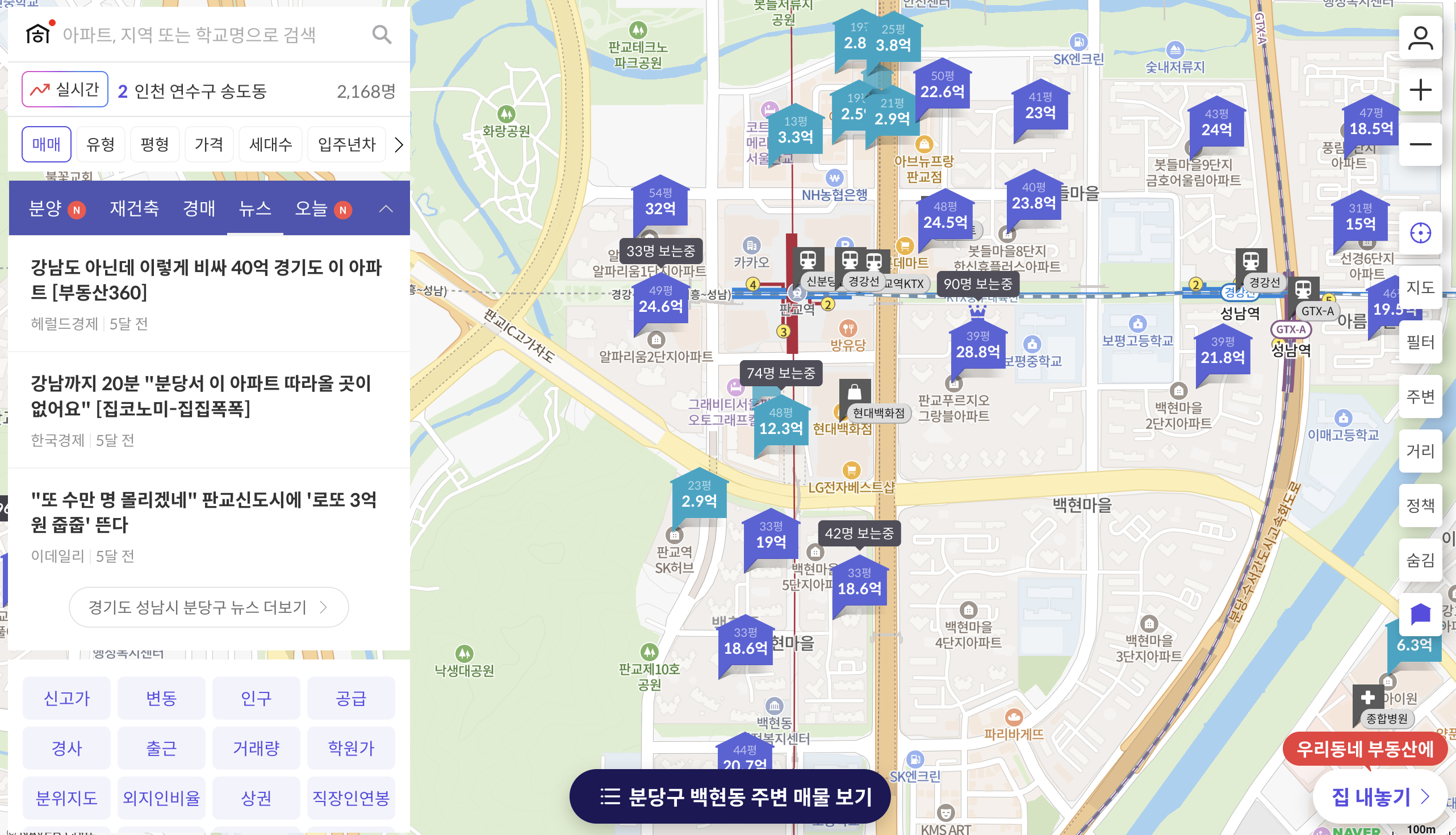 부동산 사이트 어플 순위 추천