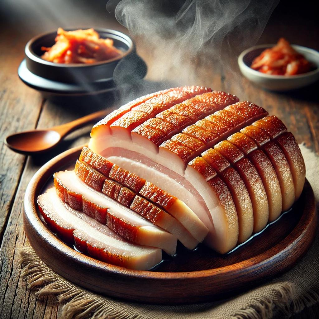 수육 데우기