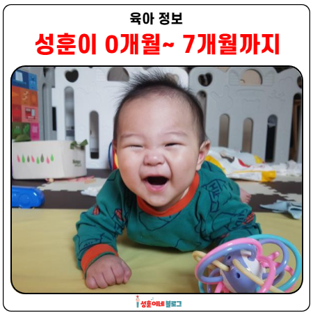  성훈이 7개월까지 육아일기 써봤어요