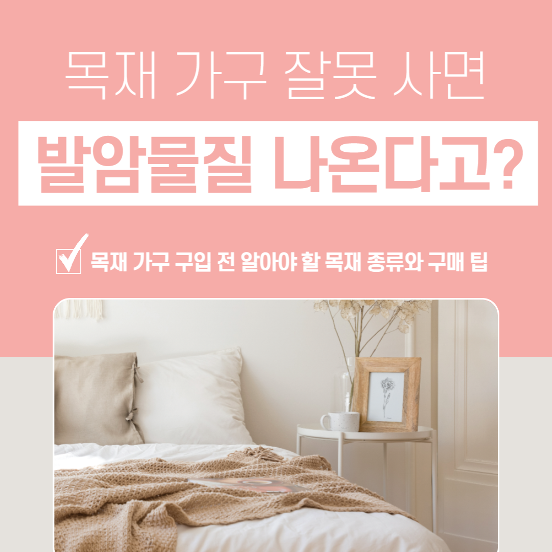  목재 가구 잘못 사면 발암물질 나온다고? : 목재 가구 구입 전 알아야 할 목재 종류와 구매 팁