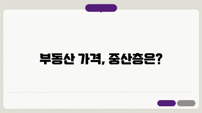 부동산과 중산층의 기준, 과연 어떤 연관성이 있을까?