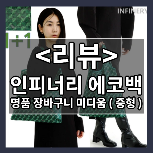 인피너리 에코백 (명품 장바구니 미디움 ( 중형 ))