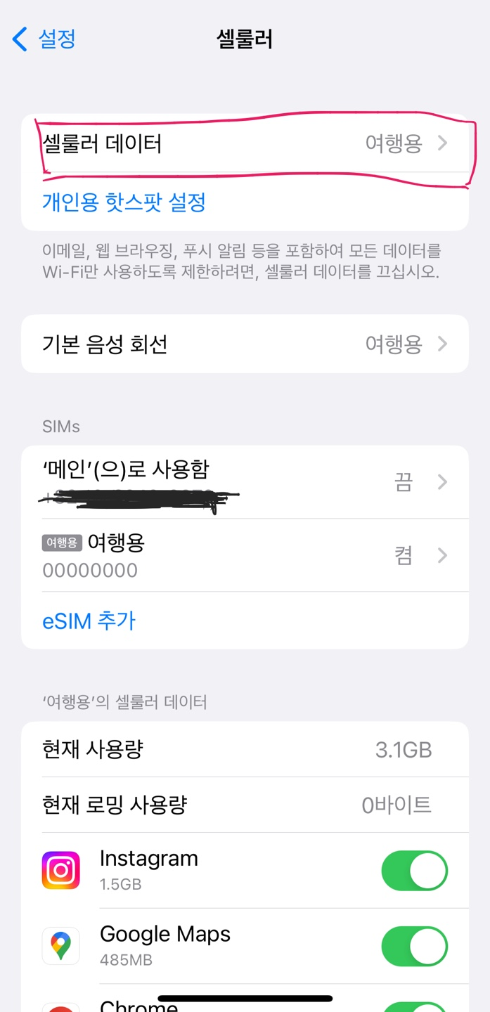 e-sim 설명 사진