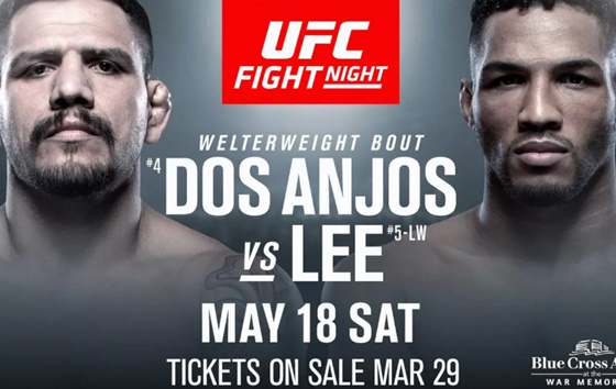  UFC Fight Night 152 도스 안요스 케빈 리 중계