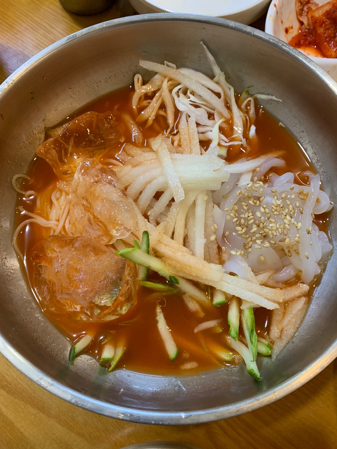 낙지소면