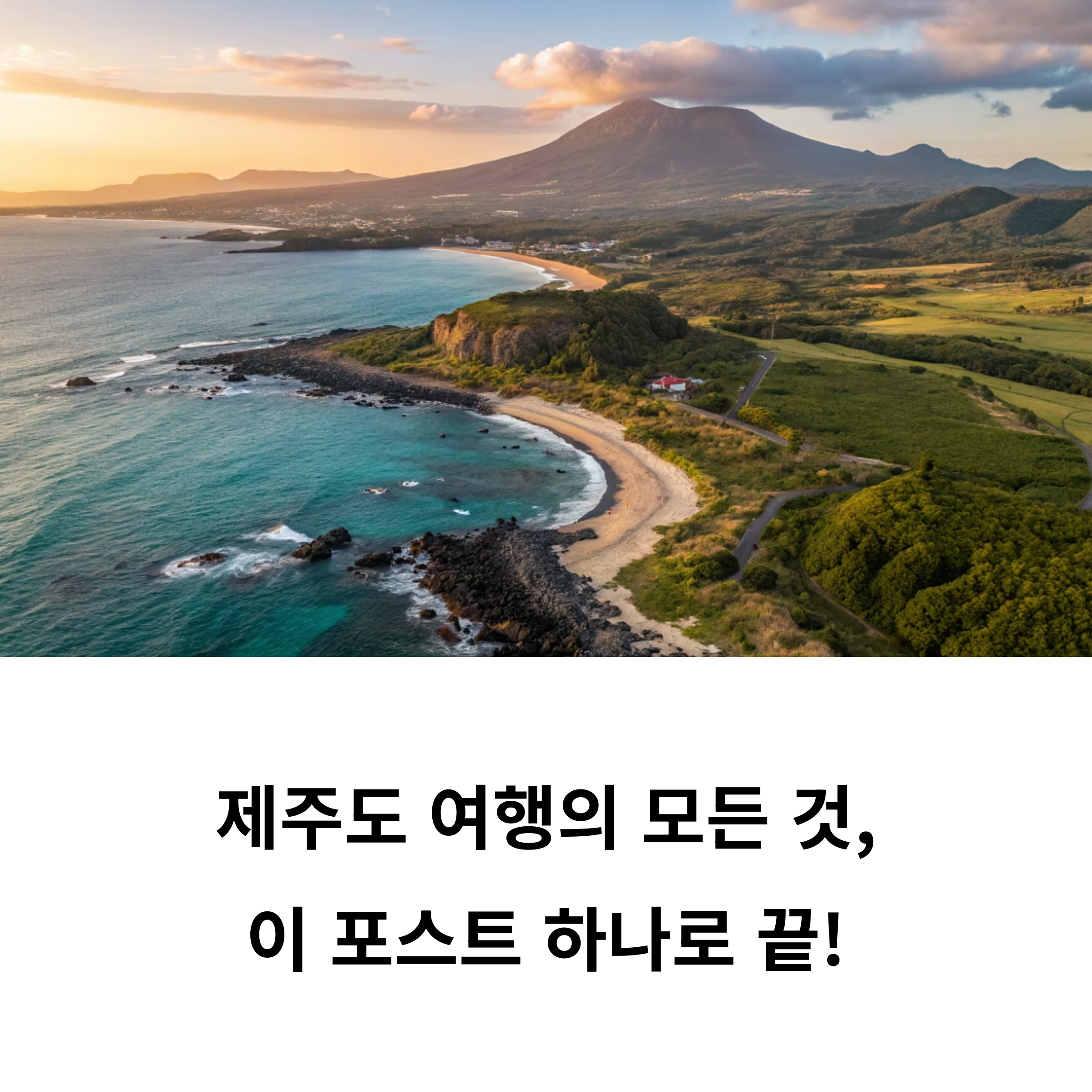 제주도에서 놓치면 안 될 여행 코스와 필수 꿀팁
