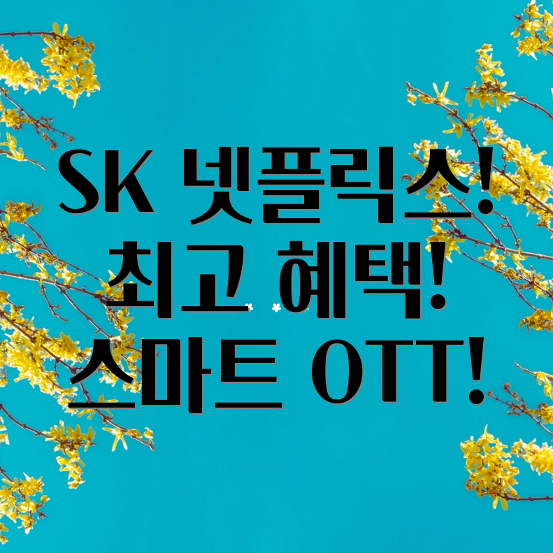 SK 넷플릭스 요금제