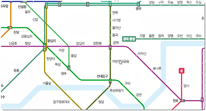 서울 지하철 노선도