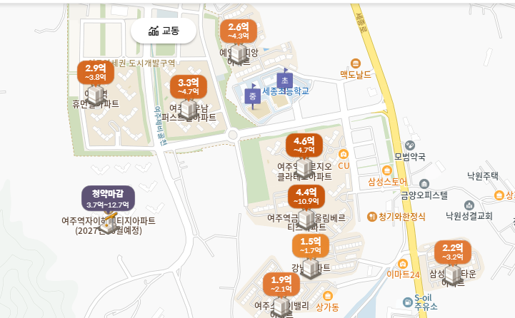 여주-예일세띠앙-다음-부동산-출저