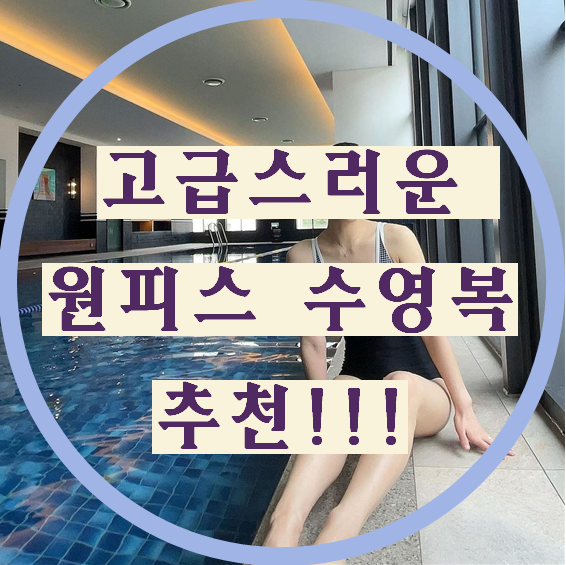  고급진 원피스 수영복 아그넬 추천!!