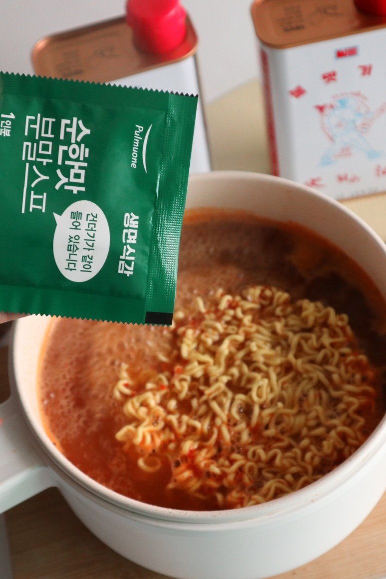 더해서 라면 끓여봤어요! 요리치트키 화유 파유 21