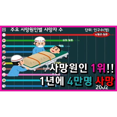  매년 사망자가 가장 많이 발생하는 질병은 무엇일까? (질병 사망 순위 1983년~)