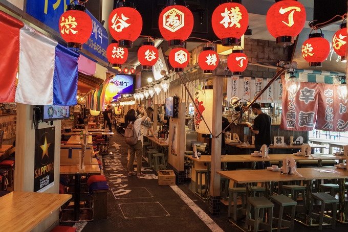  시부야 요코초, 이자카야거리