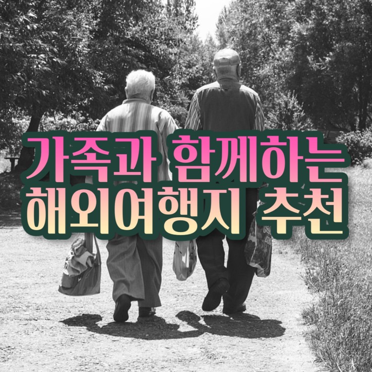 부모님 모시고 가는 가족여행 추천지 장단점 비교