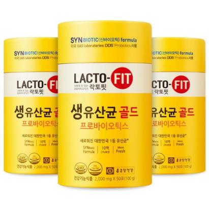 30대 이상 그리고 온 가족에게 훌륭한 유산균 / 락토핏 생유산균 골드 프로 바이오틱스