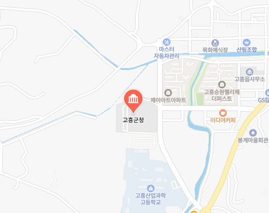 고흥군 차량 등록사업소 위치