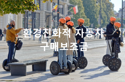  환경친화적 자동차 구매보조금 서울특별시 동작구 지원