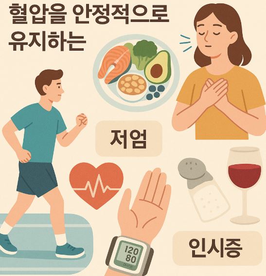 혈압유지 예시 이미지