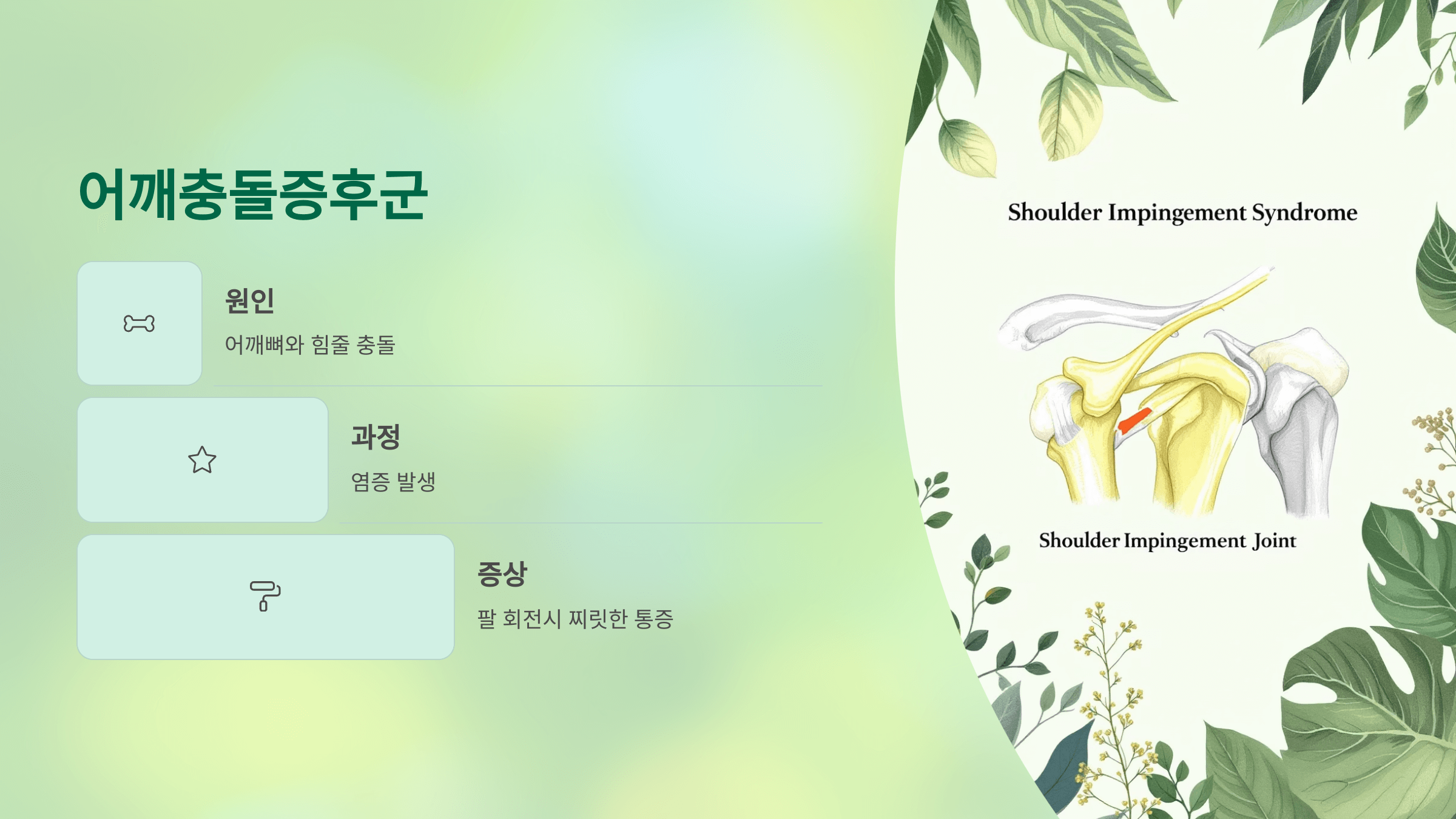 어깨통증 사진입니다.