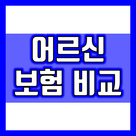  어르신보험 추천 : 상황과 목적에 맞게 비교 후 선택하세요.