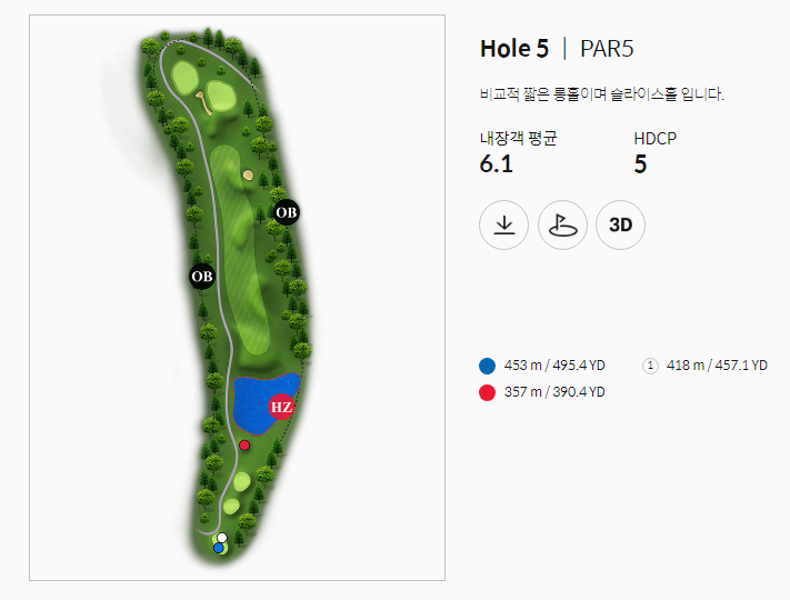 골프존카운티 감포 인코스 5