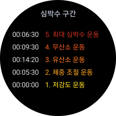 갤럭시워치5 수영 트래킹 화면 3