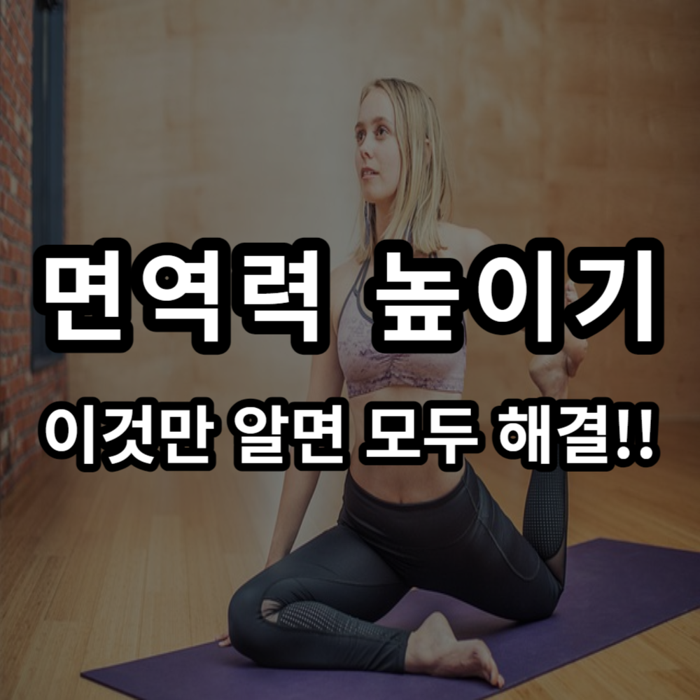  면역력을 높이는 생활 습관 : 운동, 음식, 스트레스